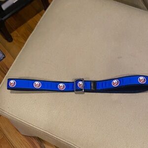 Blue and Black Belt with Logo Design